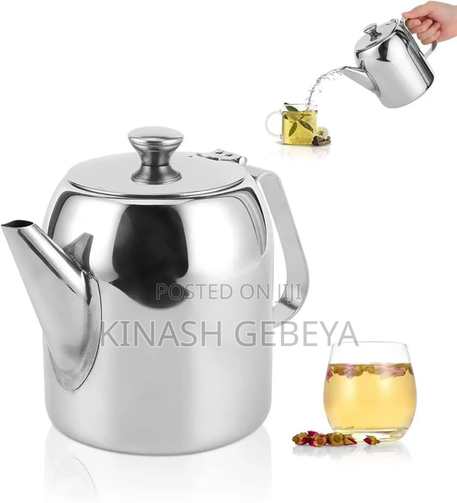2litre Stainless Steel Milk Boiler(ወተት ማፊያ)