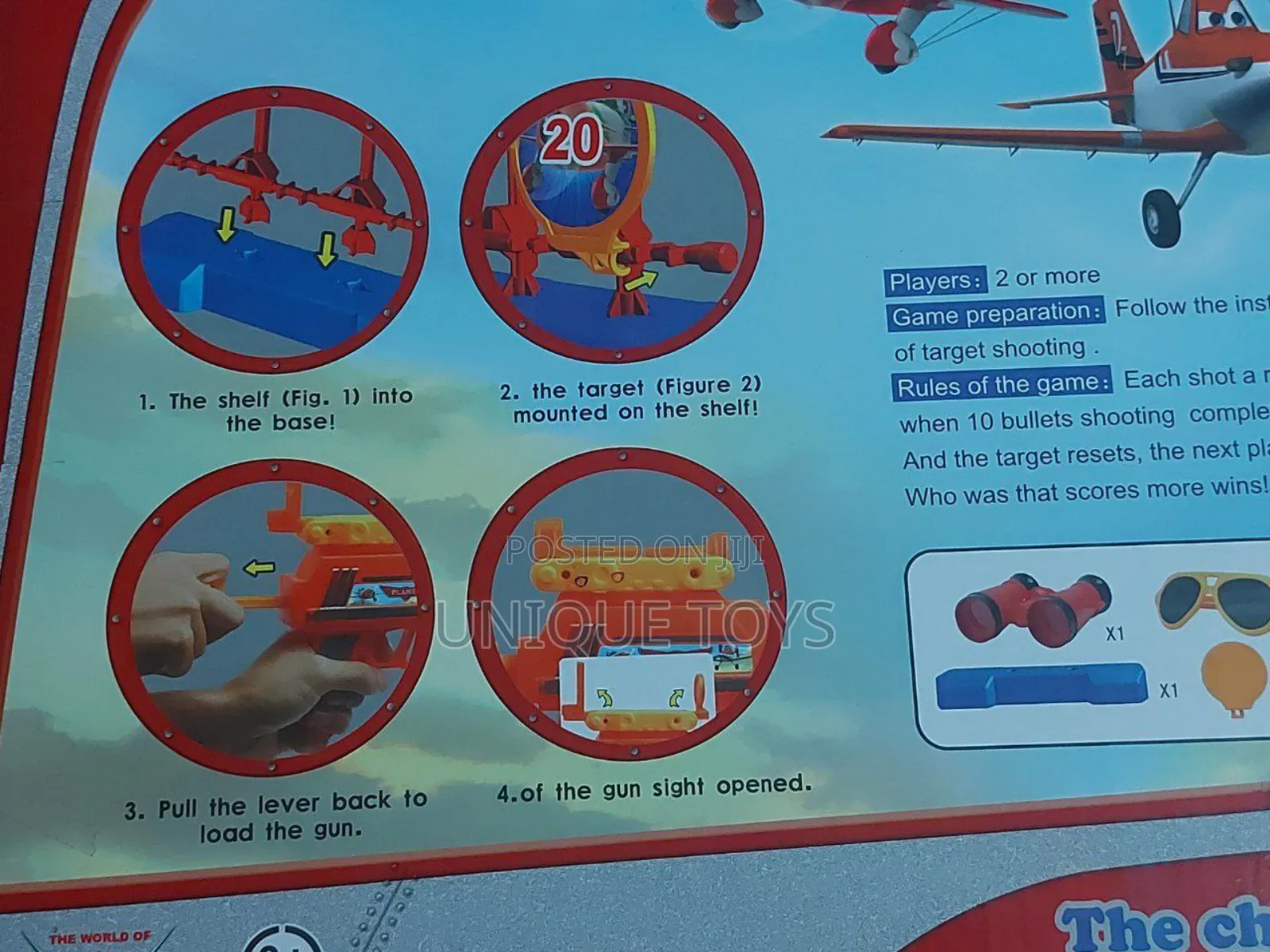 Planes Themed Shooting Game Set