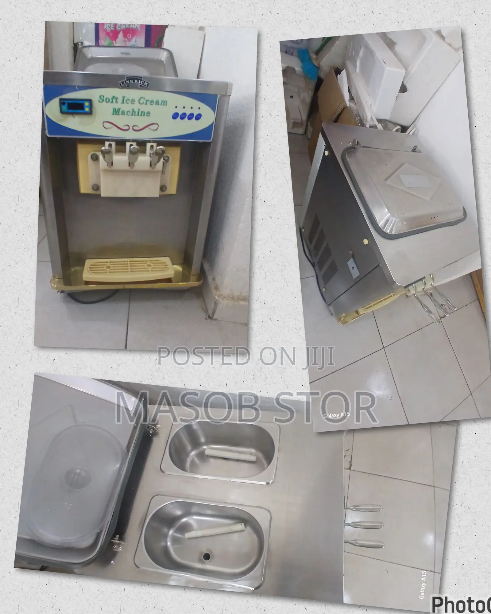 Ice Cream Maker Machine / አይስክሬም ማሽን