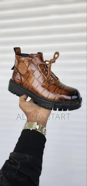 Photo - Chelsa High Master Quality Lather Boots for Mans 2 Color