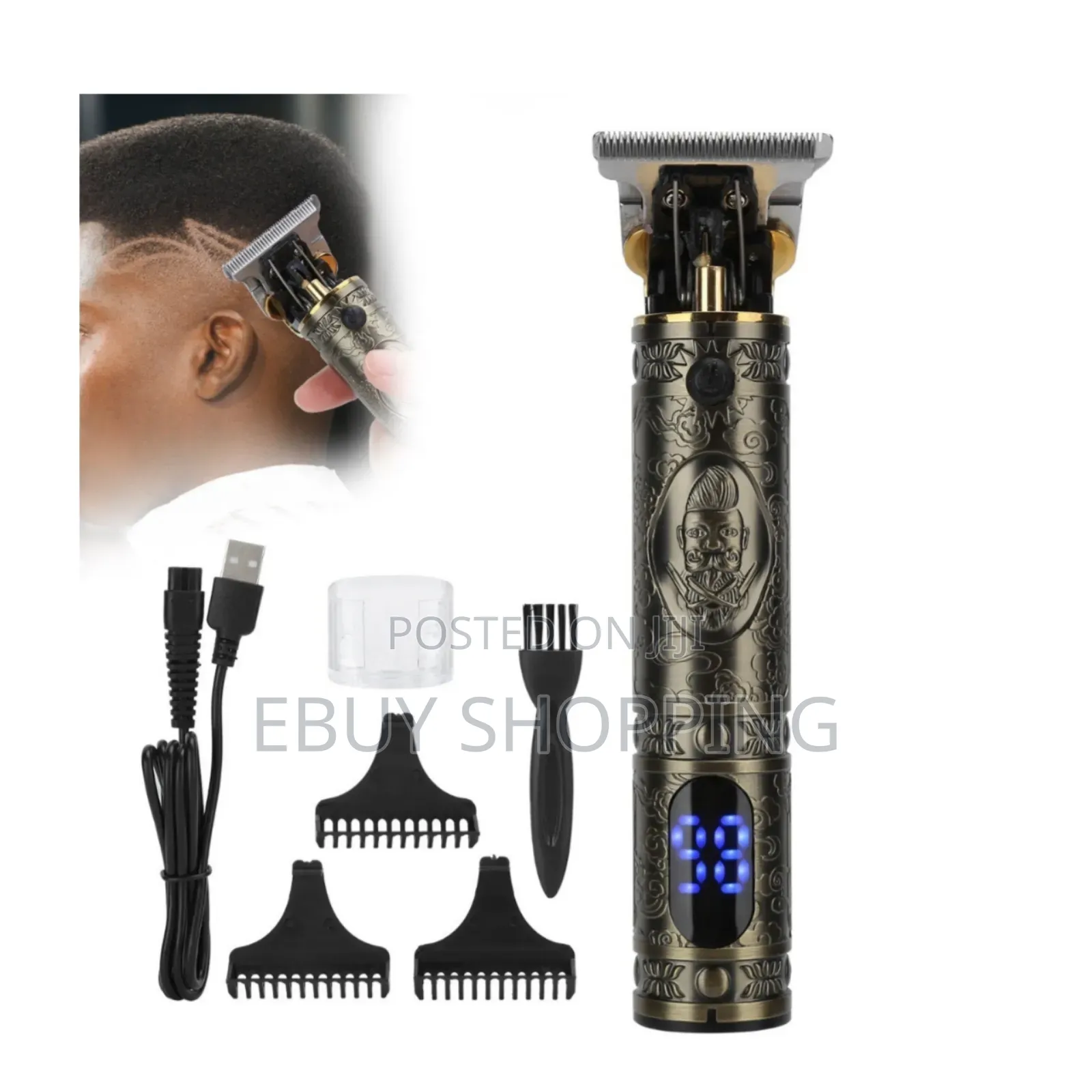 **Kemei Hair Trimmer – High-Quality Long-Lasting**