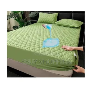 Photo - **Soft Noiseless Waterproof Bed Cover – No Rustling!**