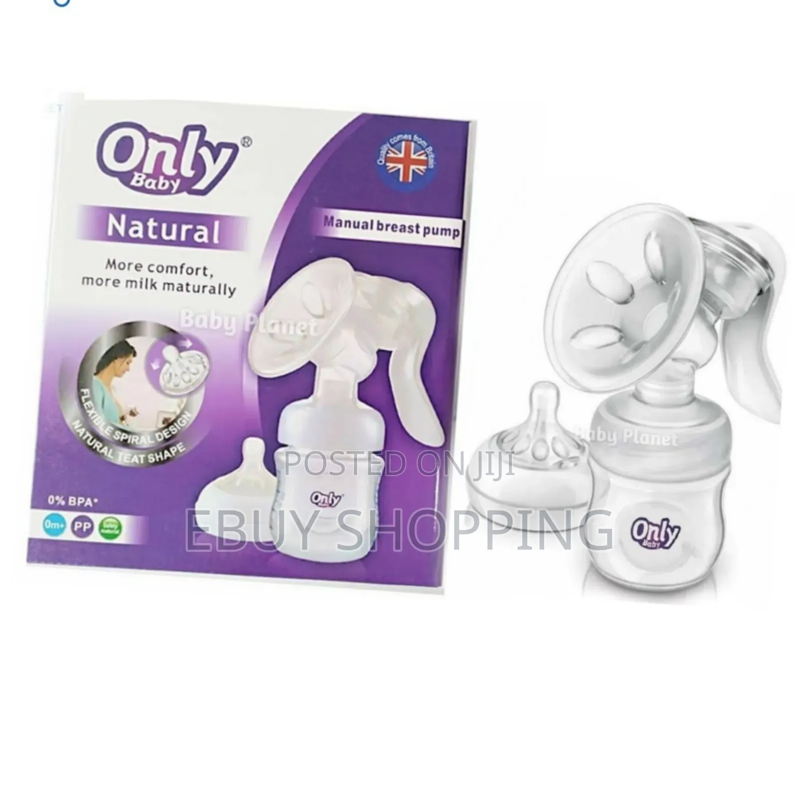 **Soft Comfortable Handheld Breast Pump for Moms**
