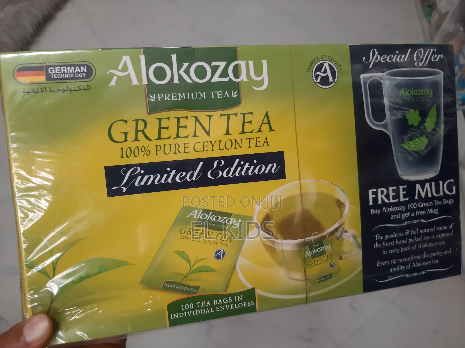 Green Tea 100 PCS With Free Mug