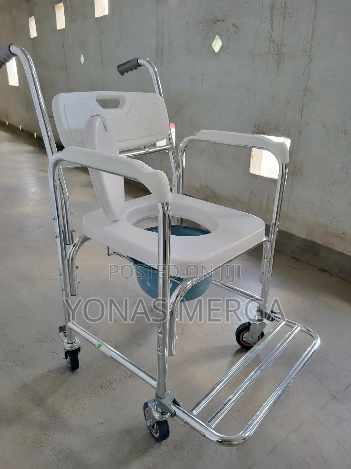 Commode Chair/Wheelchair፻汽toilet With Roller Shower Chair