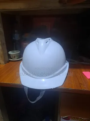 Construction Safety White Helmet