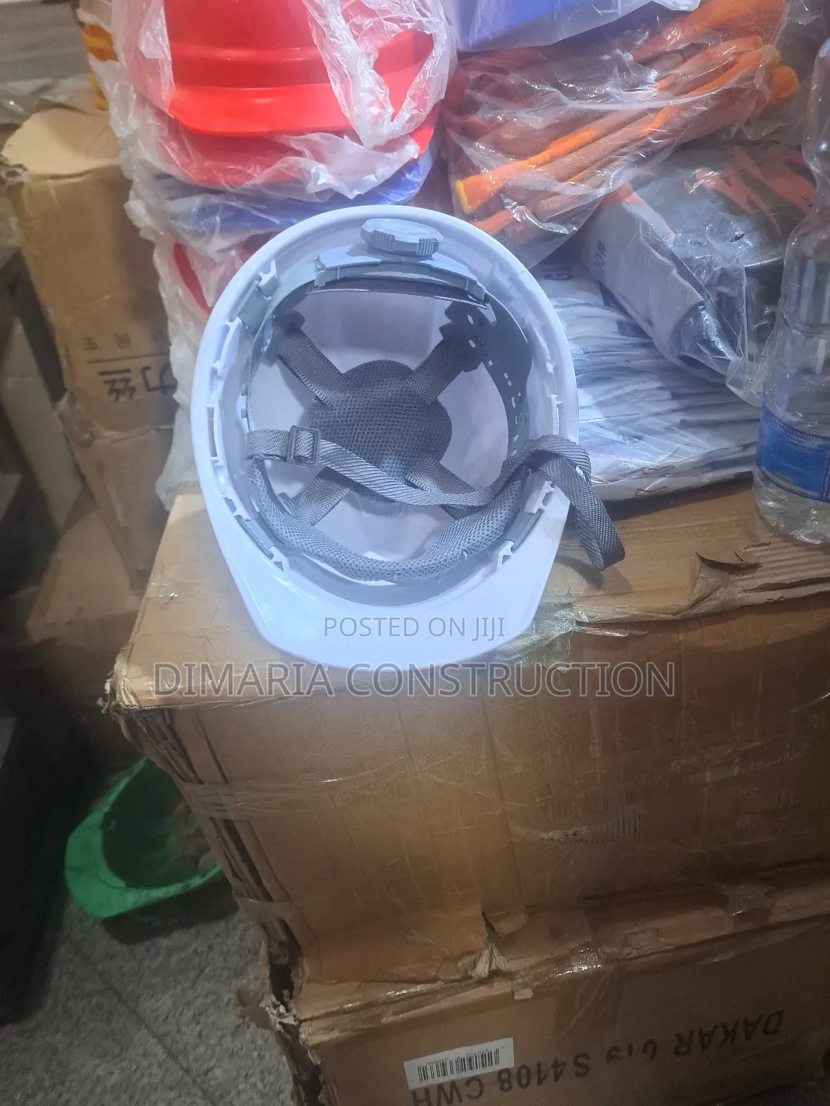 Construction Safety White Helmet