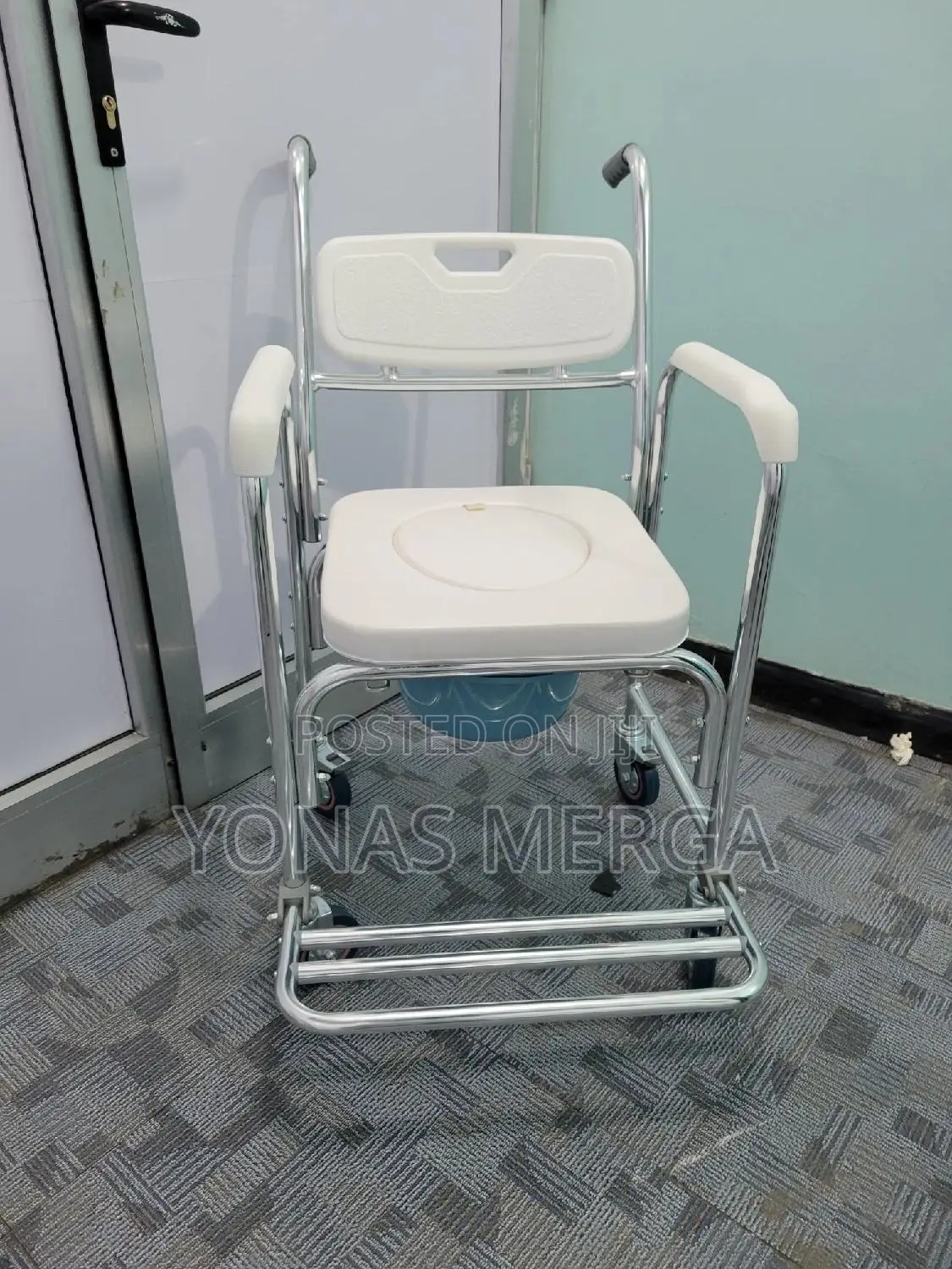 Ultra-Premium Padded Footrests Bathroom Chair፱迂toilet Chair