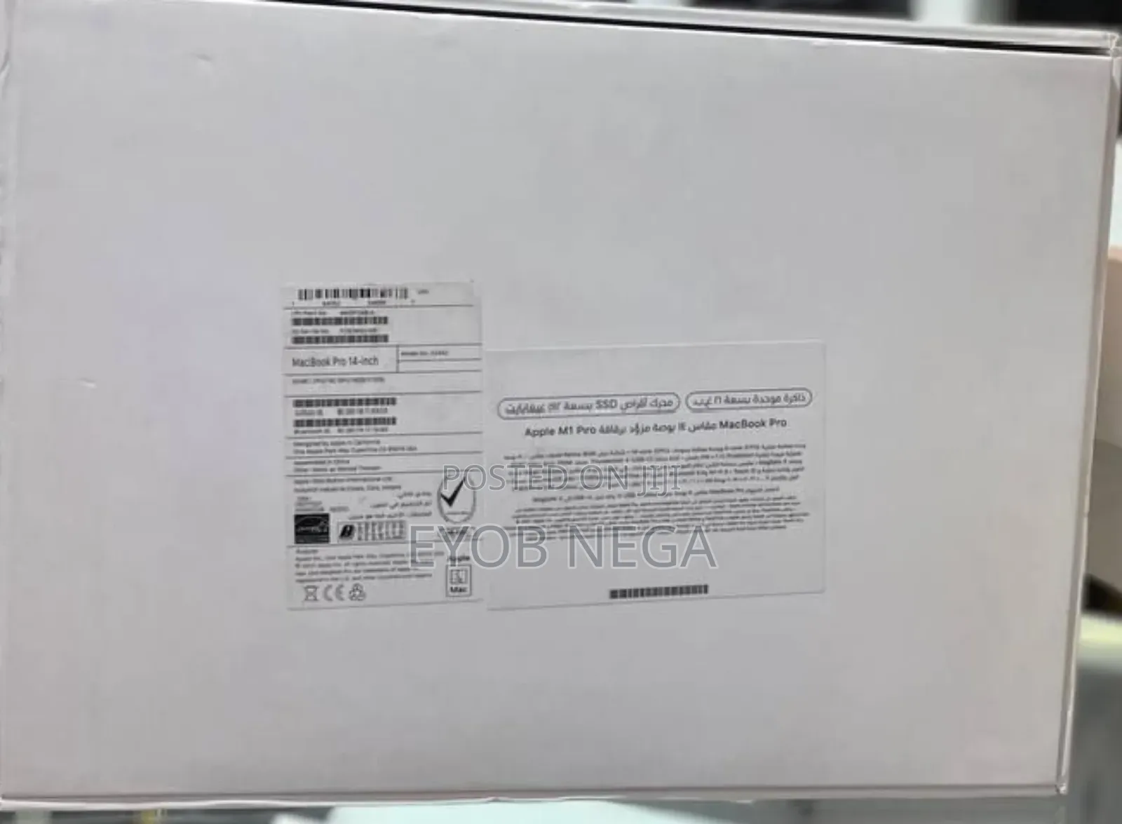 New Laptop Apple MacBook Pro M1 16GB Apple M1 Pro SSD 512GB