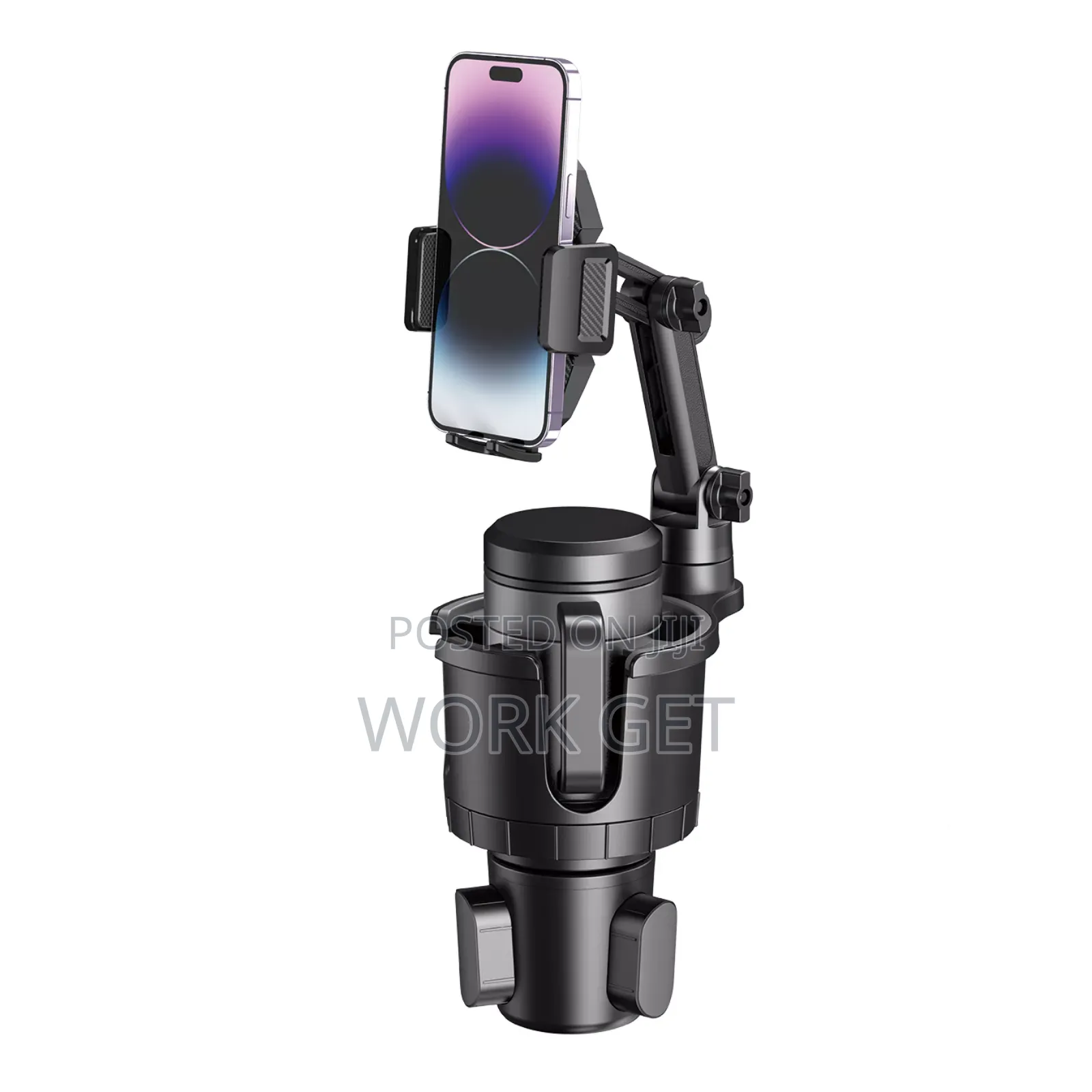 Go Des Gd-Hd566 2-in-1 Car Phone Cup Holder