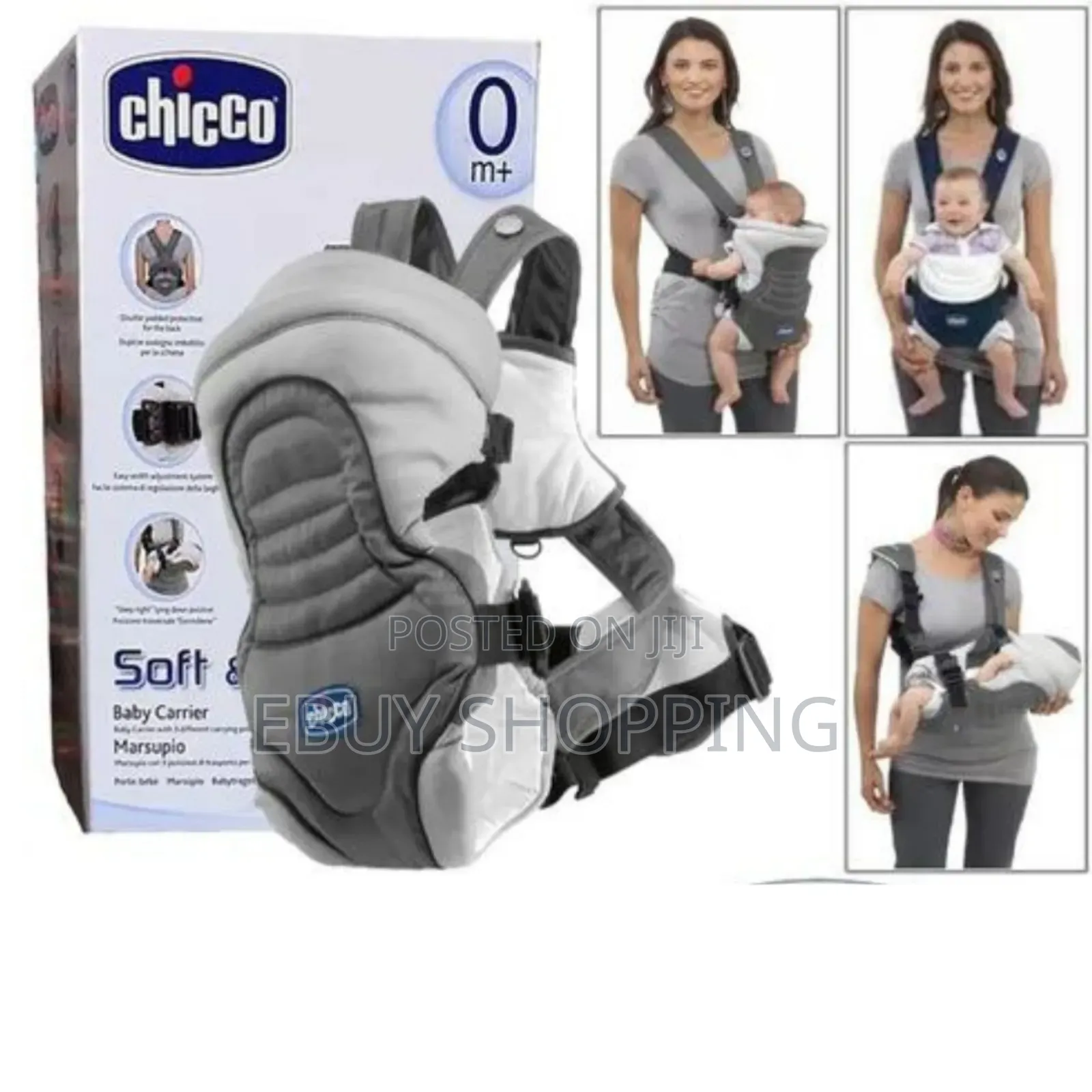 **Soft Supportive Chicco Baby Carrier for 0m+**