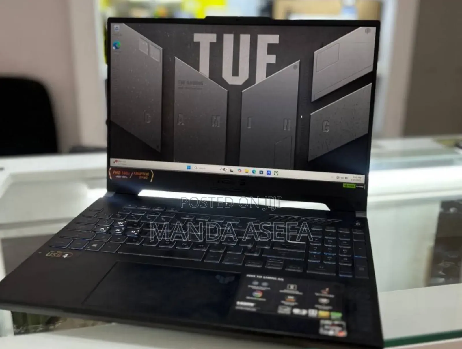 New Laptop Asus TUF Gaming A15 16GB AMD Ryzen 7 SSD 512GB