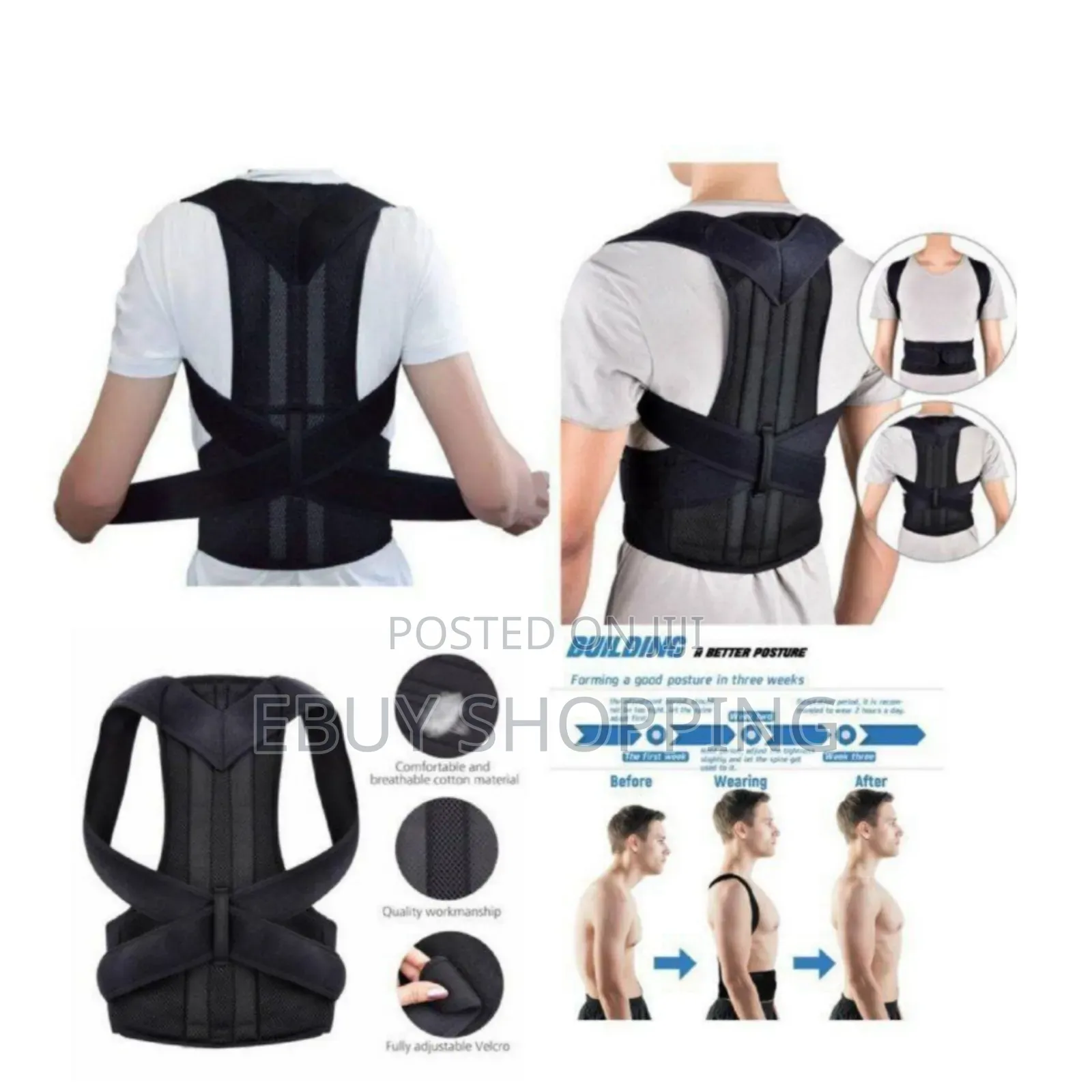 **Chiropractic Posture Belt – Align Your Spine Naturally**