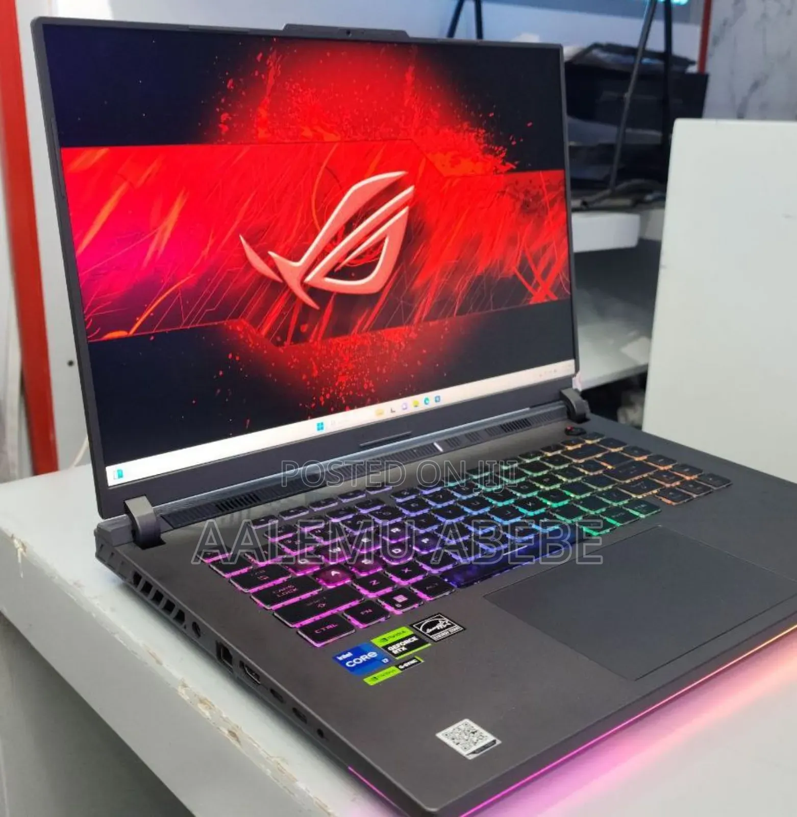 New Laptop Asus ROG Strix G16 G614 16GB Intel Core I7 SSD 1T