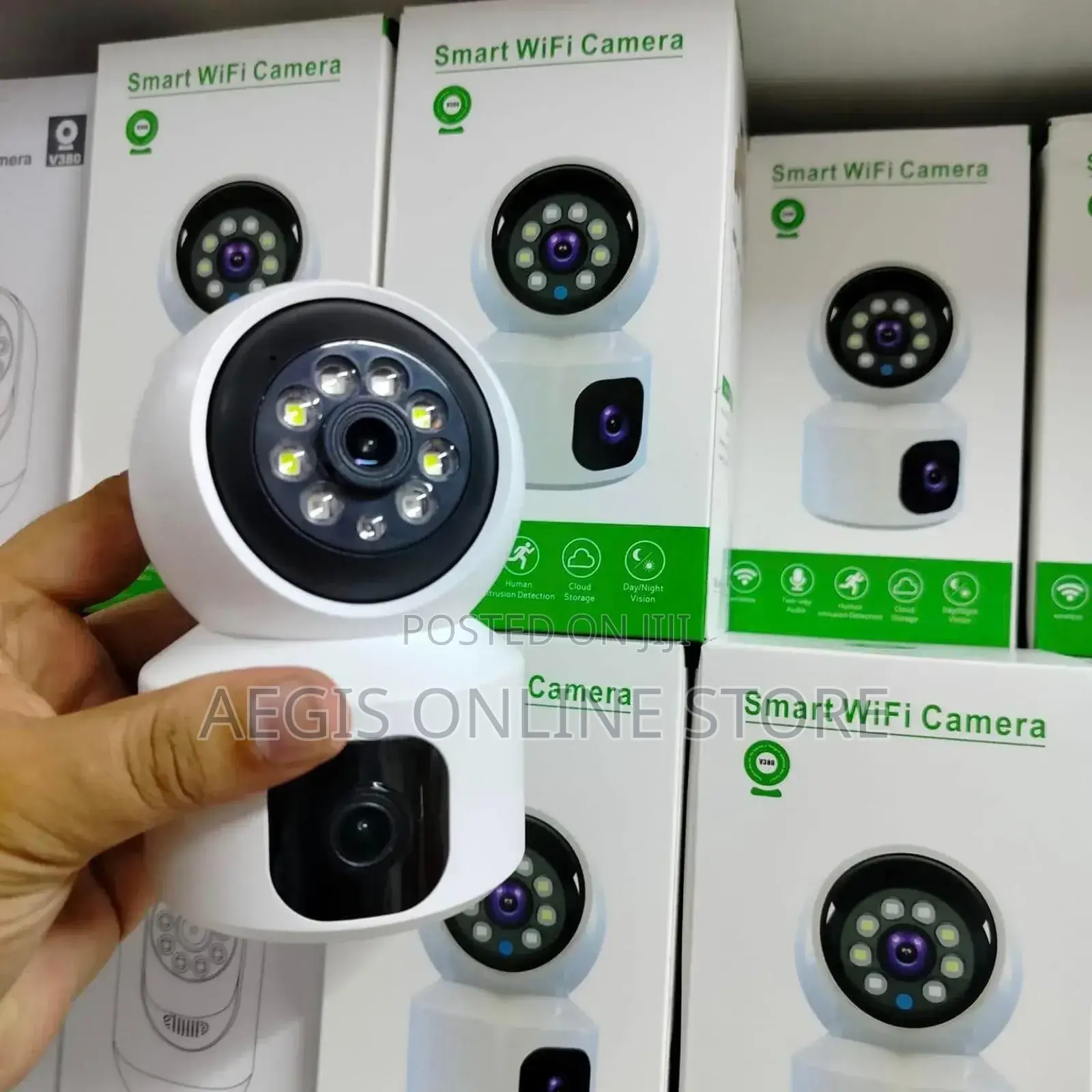 Double Lens Secuity Camera