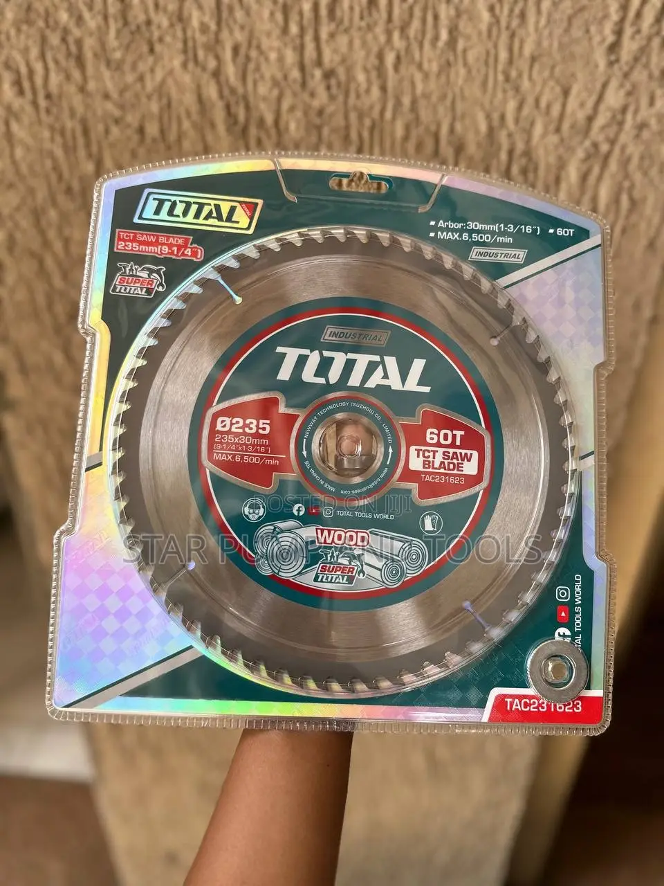 Total Saw Blade 235mm 60t