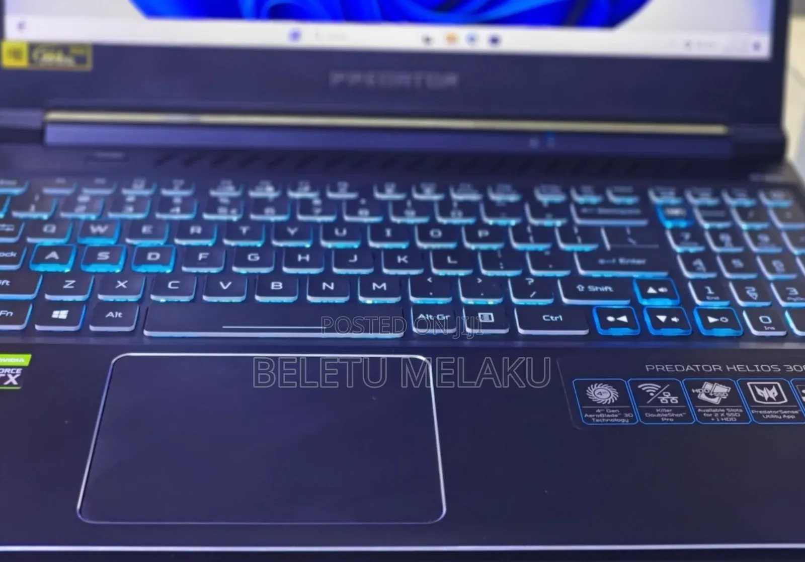 New Laptop Acer Predator Helios 300 16GB Intel Core I9 SSD 1T