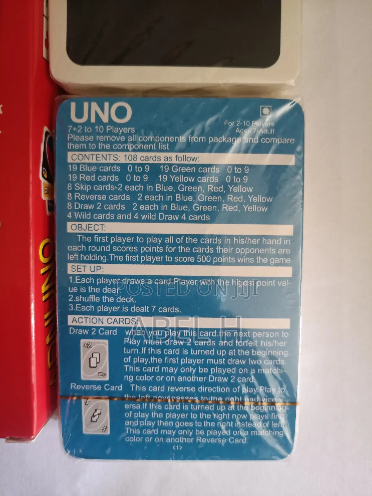 Uno Card Games | Double Decks