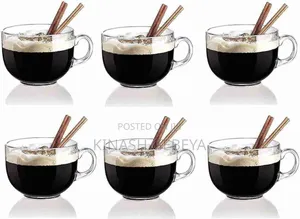 12pcs High Quality Tea Glassware(የሻይ ብርጭቆ)