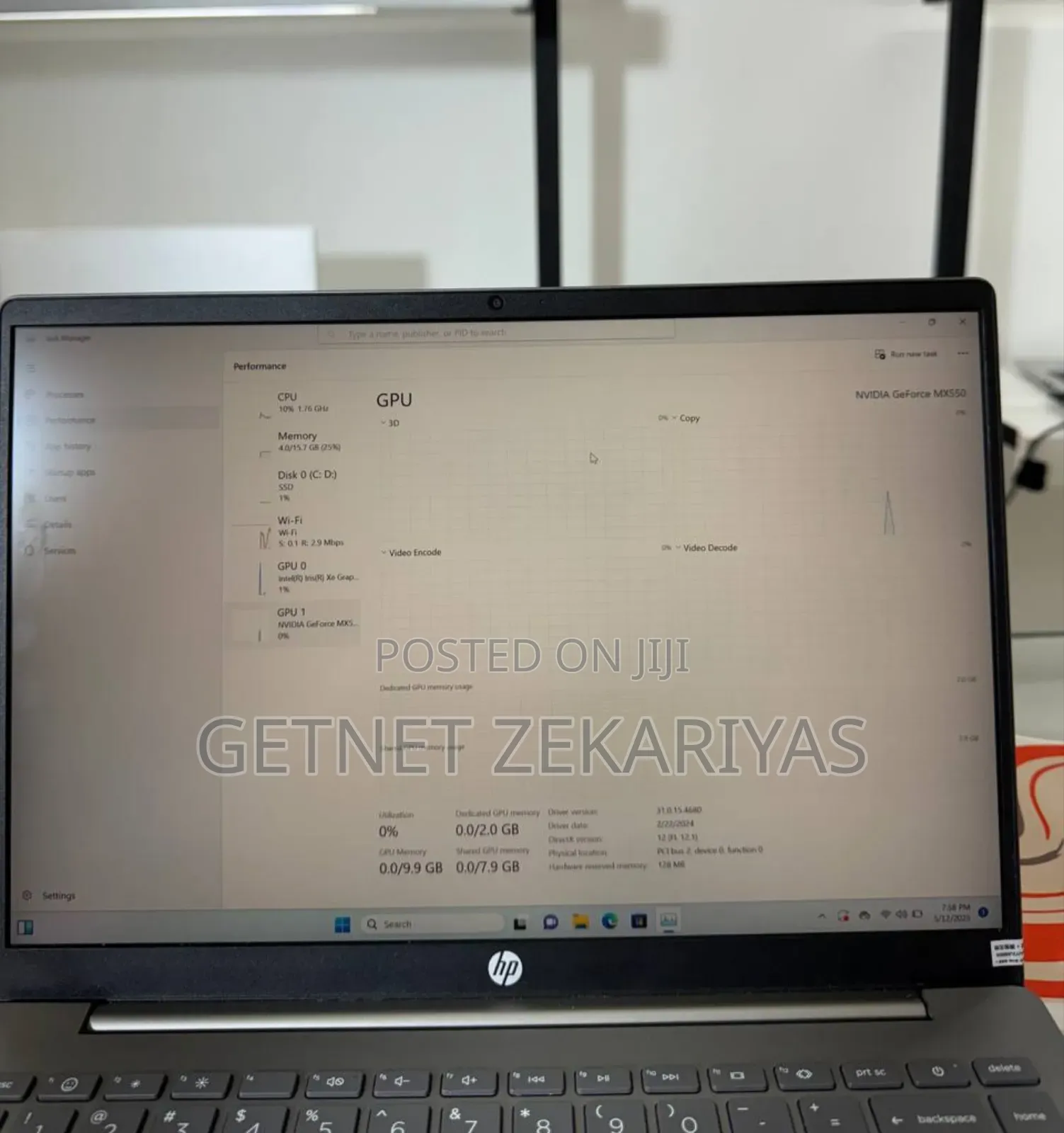 New Laptop HP Pavilion 15 16GB Intel Core I5 SSD 512GB