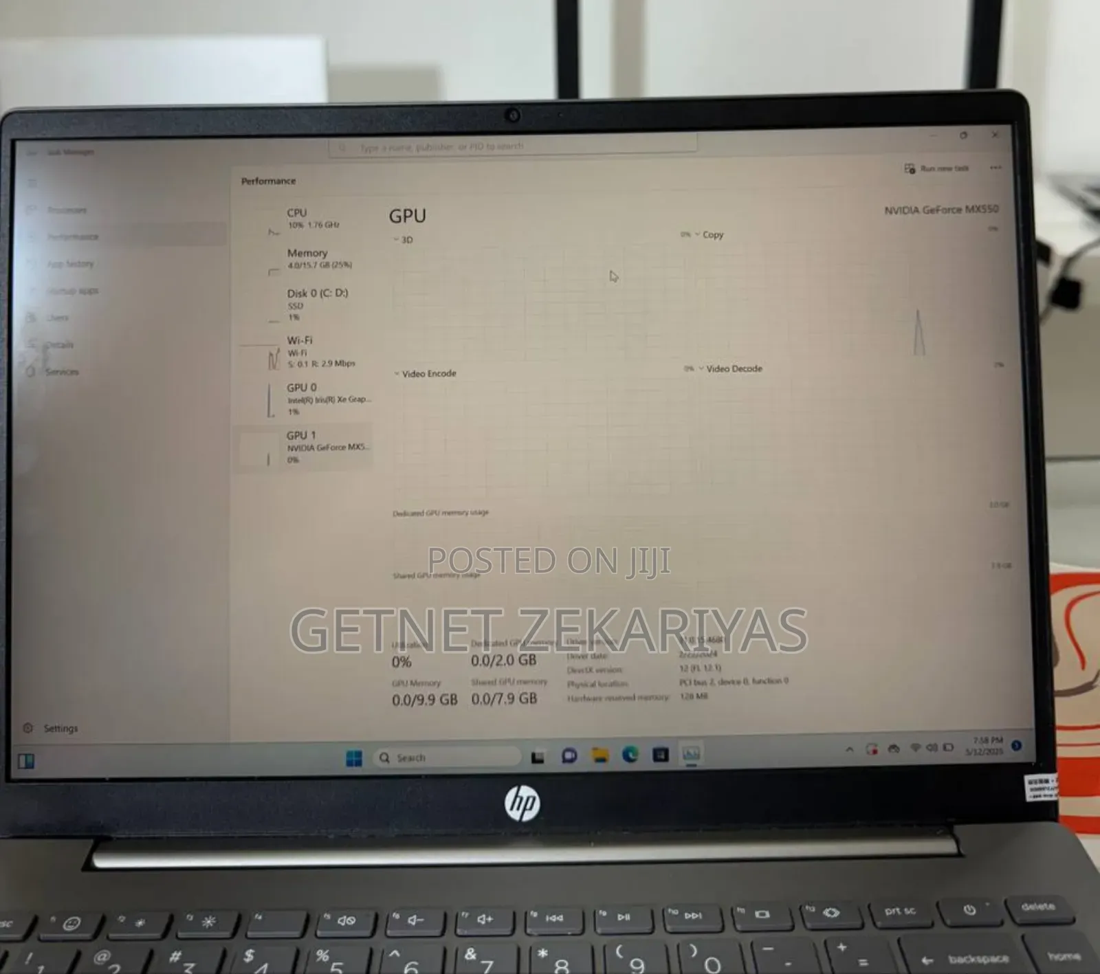 New Laptop HP Pavilion 15 16GB Intel Core I7 SSD 512GB