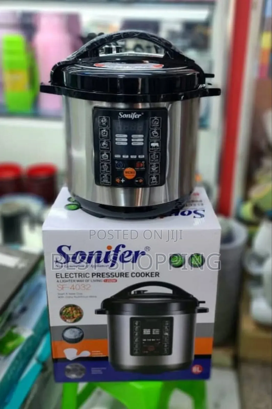 Sonifer Electric Pressure Cooker 6 Liter