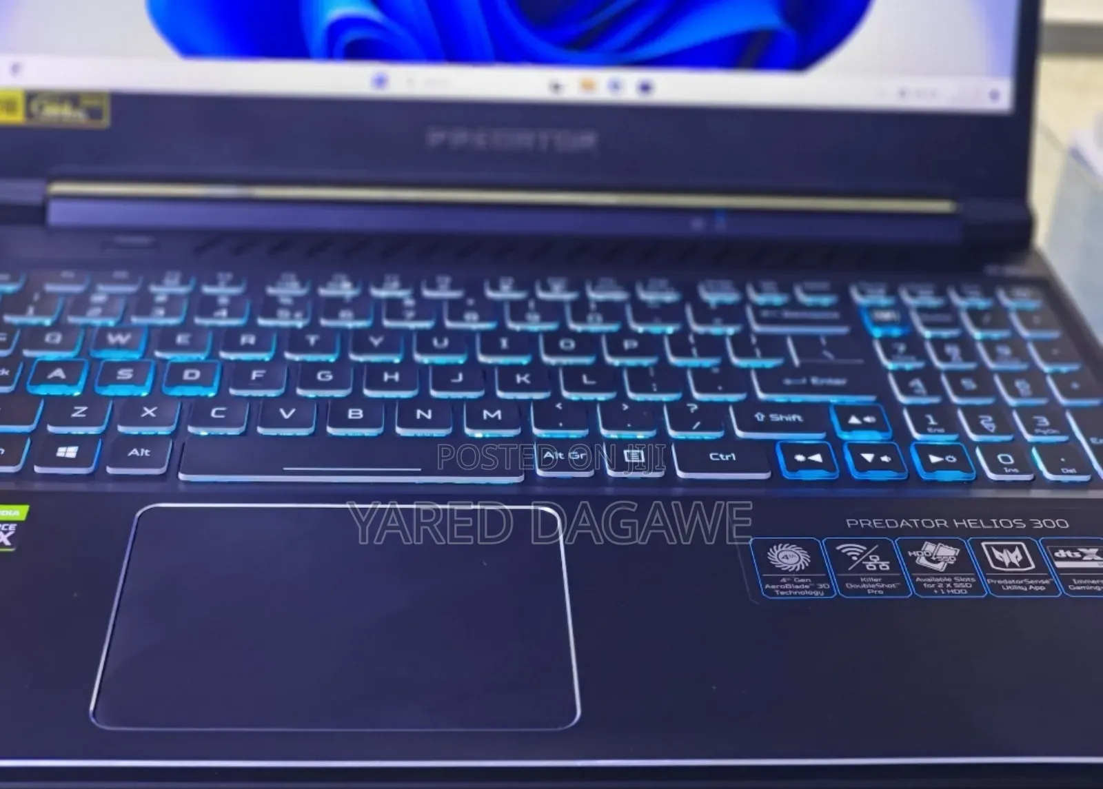 New Laptop Acer Predator Helios 300 16GB Intel Core I9 SSD 1T