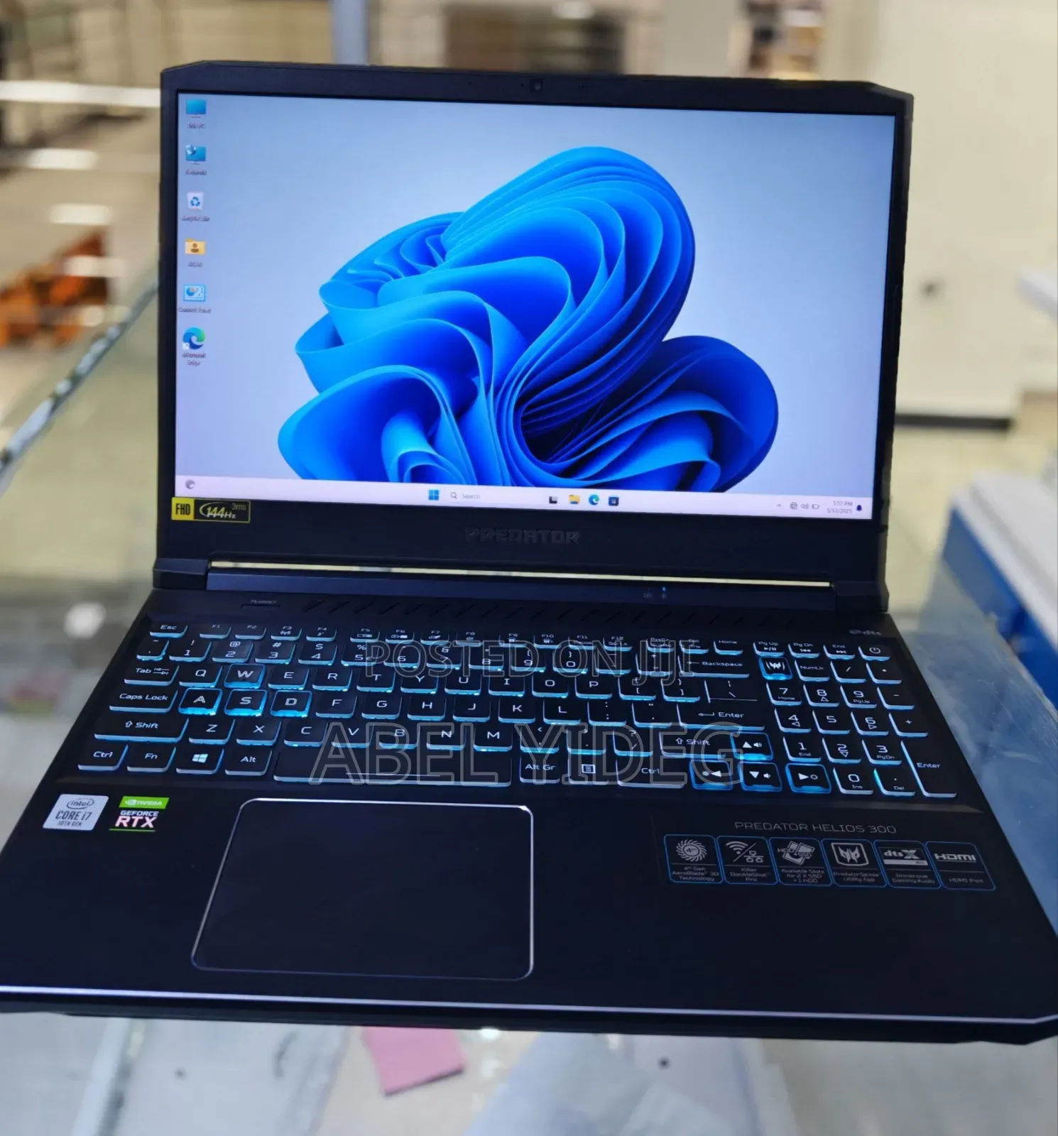 New Laptop Acer Predator Helios 300 16GB Intel Core I9 SSD 1T