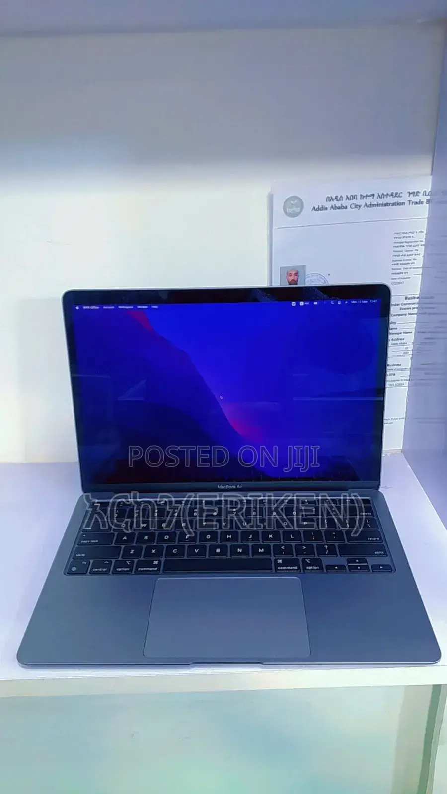 New Laptop Apple MacBook Air 2020 M1 8GB Apple M1 SSD 256GB