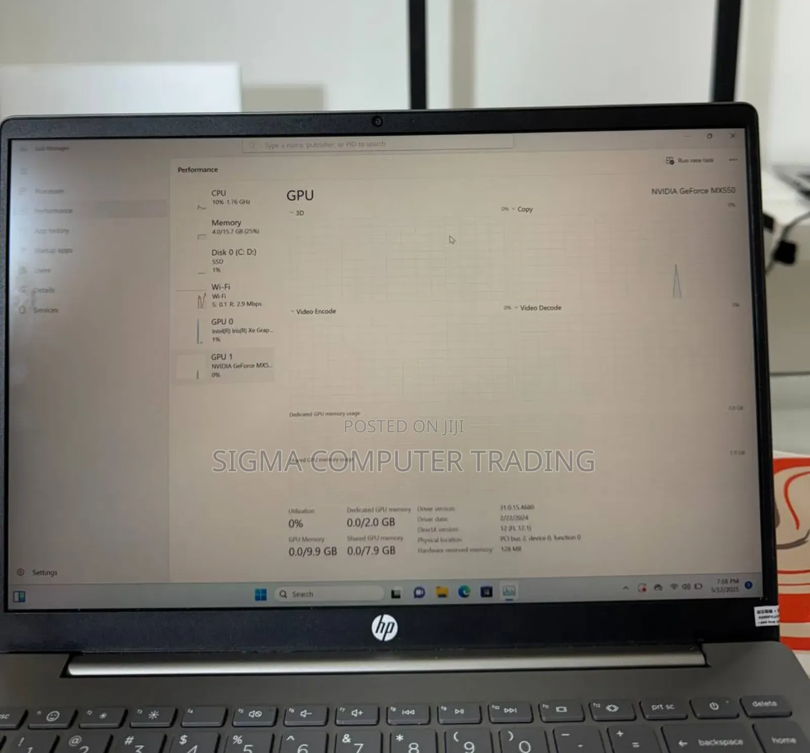 New Laptop HP Pavilion 15 16GB Intel Core I5 SSD 512GB