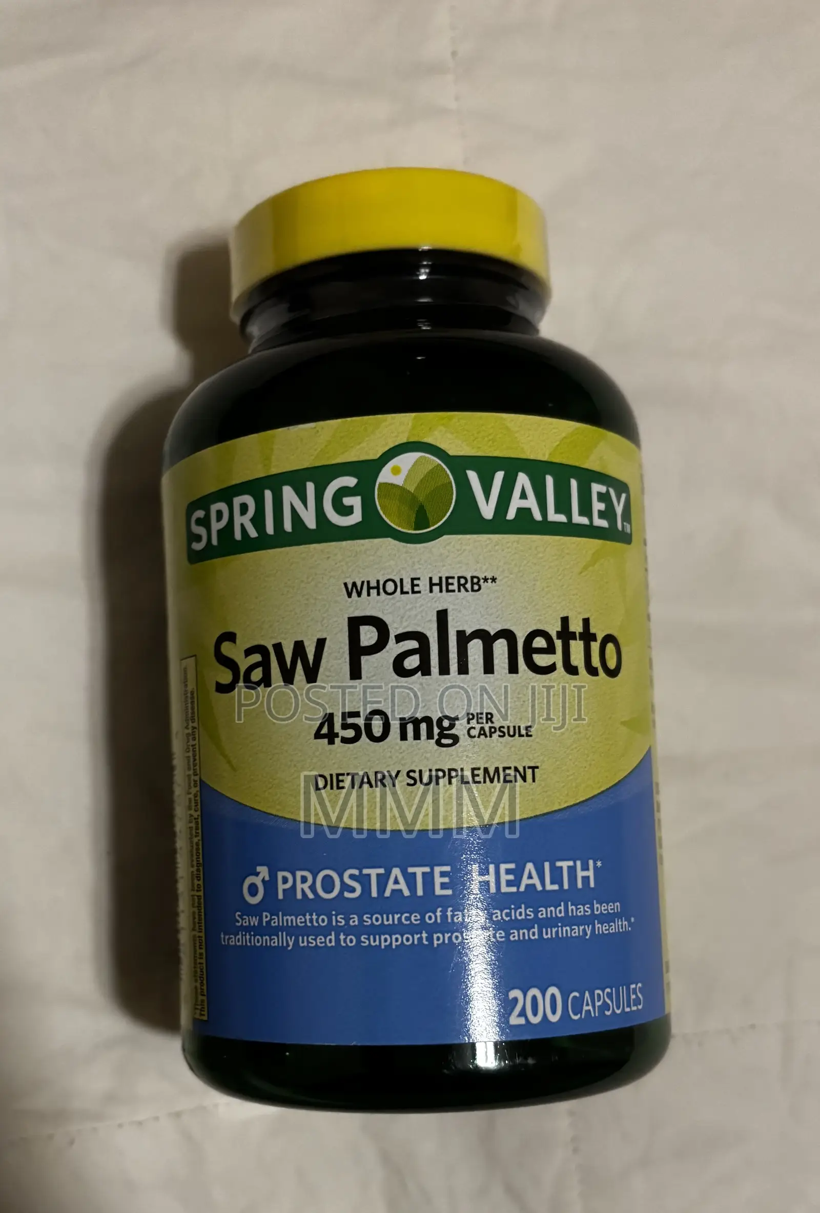 Prostate Health Saw Palmetto 450mg Supplement Spring Valley