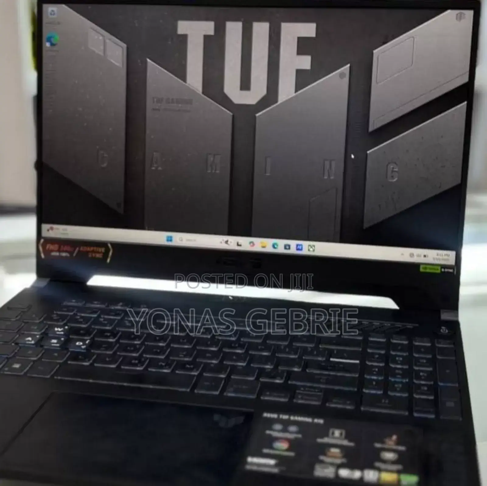 New Laptop Asus TUF Gaming A15 16GB AMD Ryzen 7 SSD 512GB