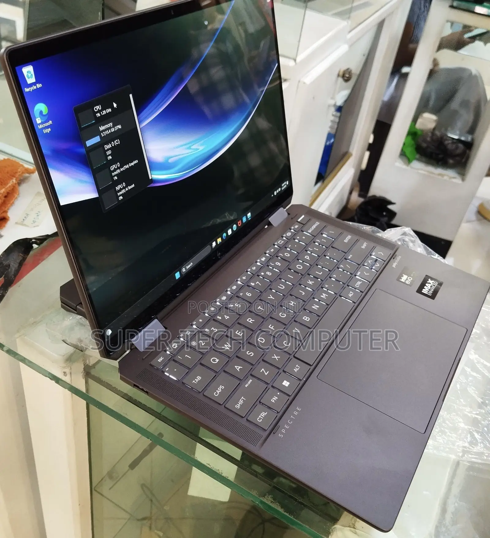 New Laptop HP Spectre X360 16GB Intel Core Ultra 7 SSD 1T