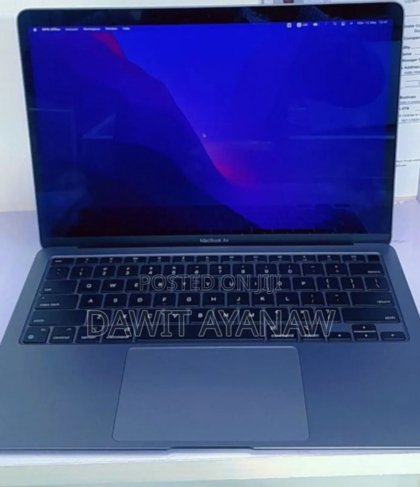 New Laptop Apple MacBook Air 2020 M1 16GB Apple M1 SSD 256GB