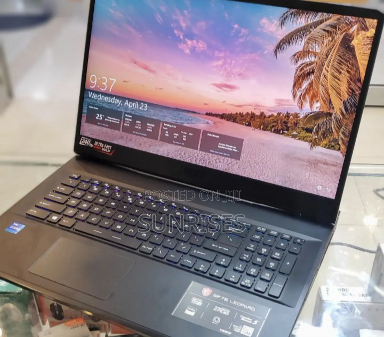 New Laptop MSI GP75 Leopard 16GB Intel Core I7 SSD 1T