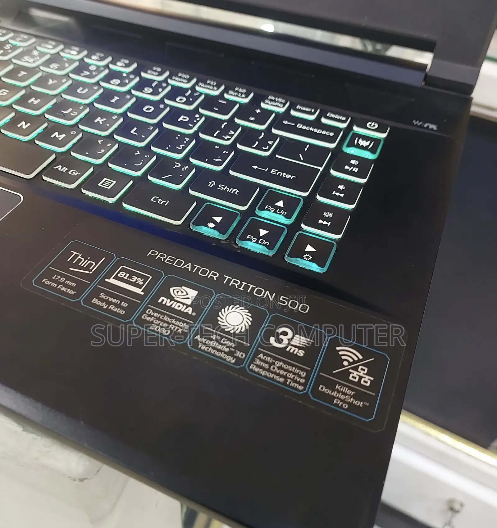 New Laptop Acer Predator 15 16GB Intel Core I7 SSD 1T