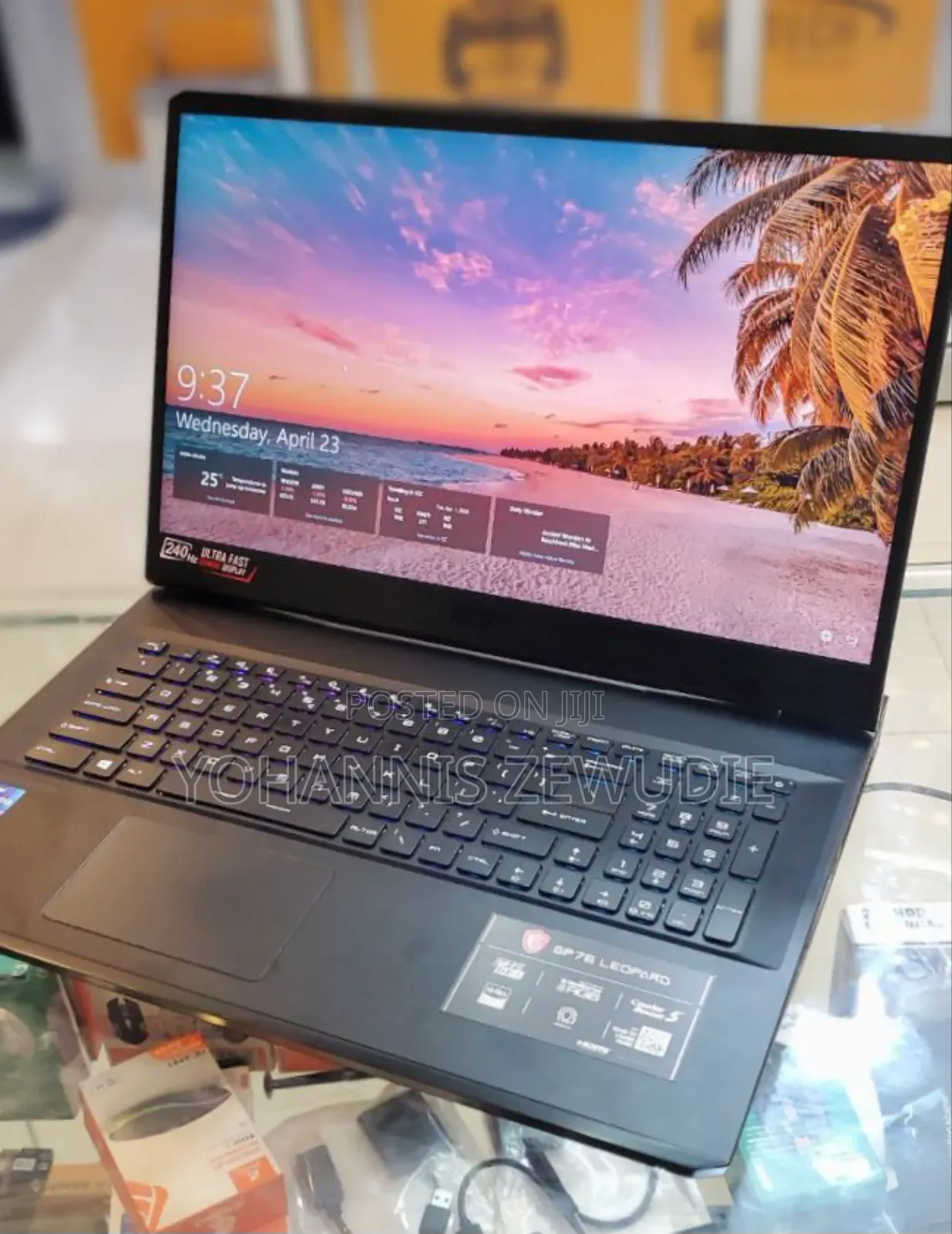 New Laptop MSI GP75 Leopard 16GB Intel Core I7 SSD 1T