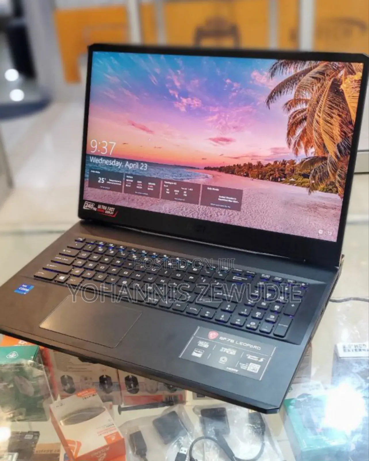 New Laptop MSI GP75 Leopard 16GB Intel Core I7 SSD 1T