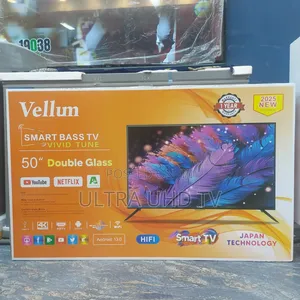 Velum 50 Inch Smart Double Glass Smart Uhd Tv