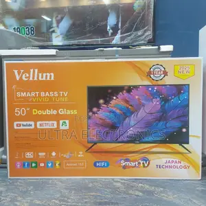 Velum 50 Inch Smart Double Glass Smart Uhd Tv