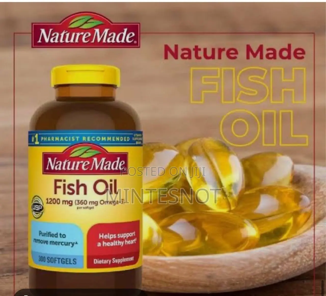 Fishoil Omega 3 (300 Soft Gels ) 