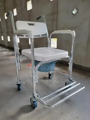 Photo - Shower Chair፸祈commode Chair彧፵easily Over Carpets, Bathrooms,