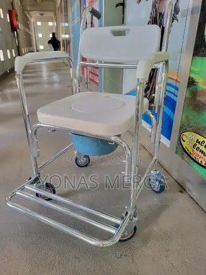 Photo - Shower Commode Chair፱屬shower Wheelchair፺匯rolling Transport