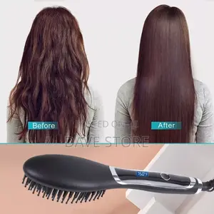 Gemei Professional Hair Straightner Brush