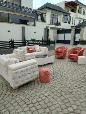 Photo - Comfortable Sofa + Table + Two Single Sofa+Two Sets