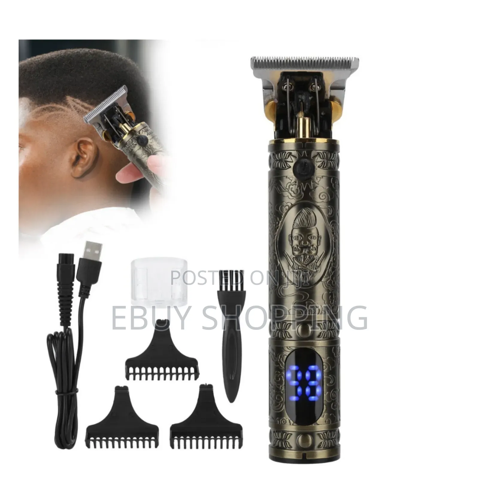 **Home Barber Kit – Kemei Hair Cutting Machine**