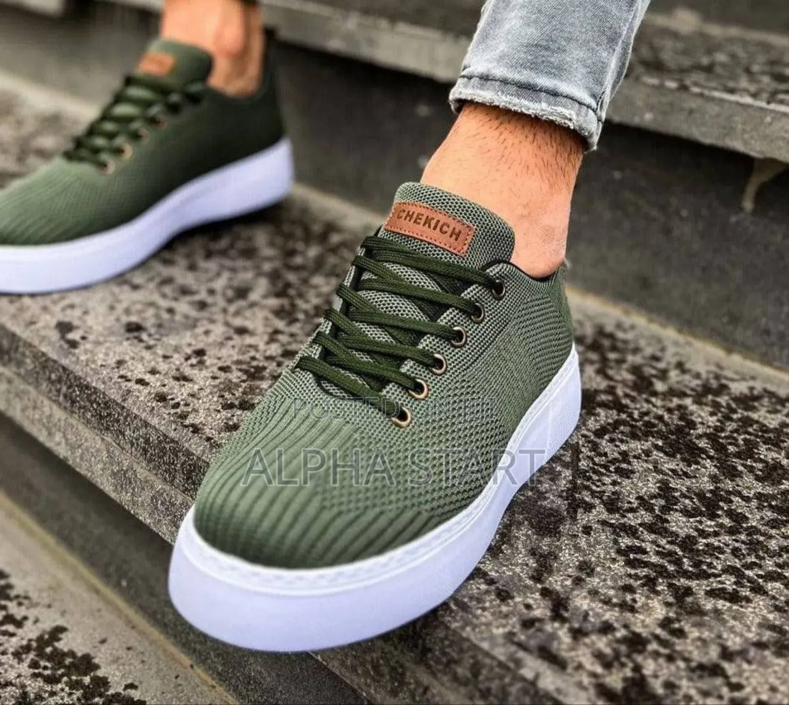 Chekich Ch413 ‘Olive/White’ Shoes