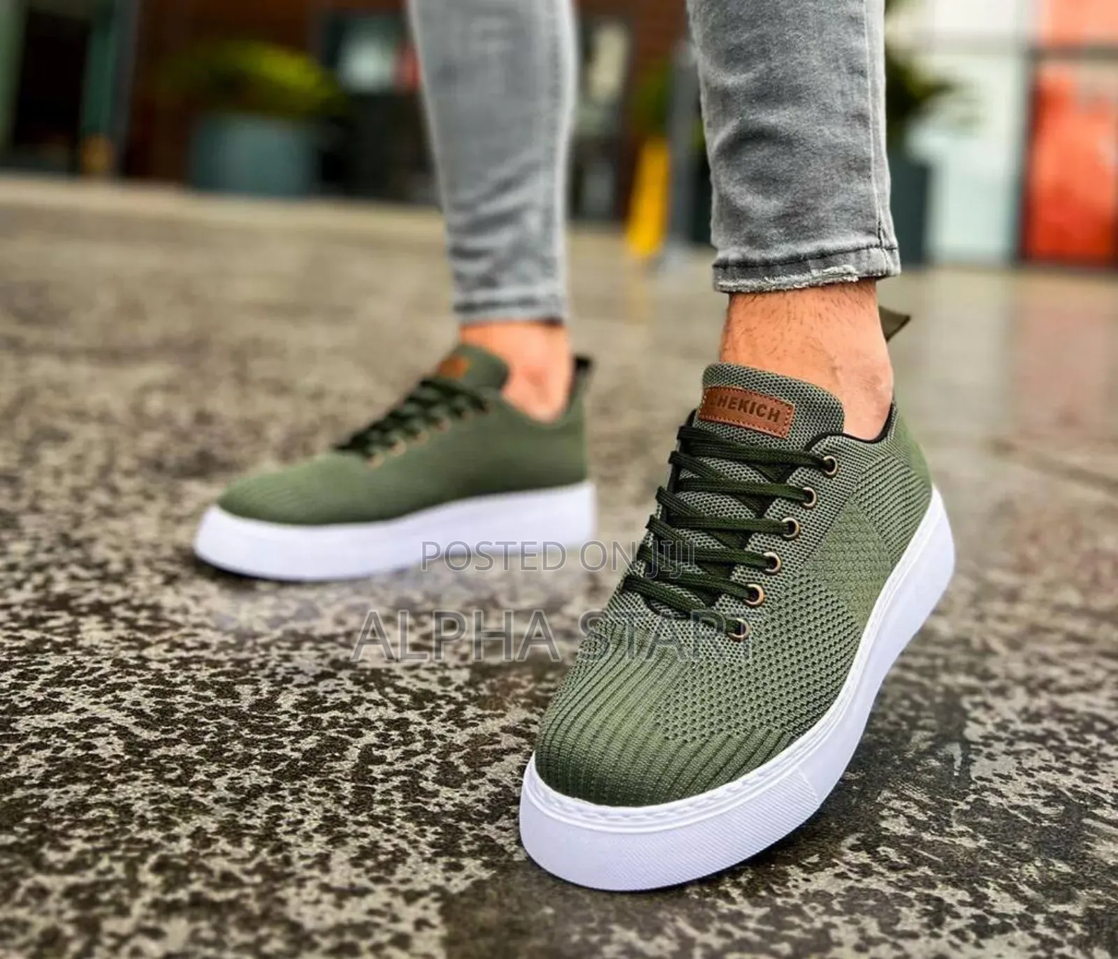 Chekich Ch413 ‘Olive/White’ Shoes