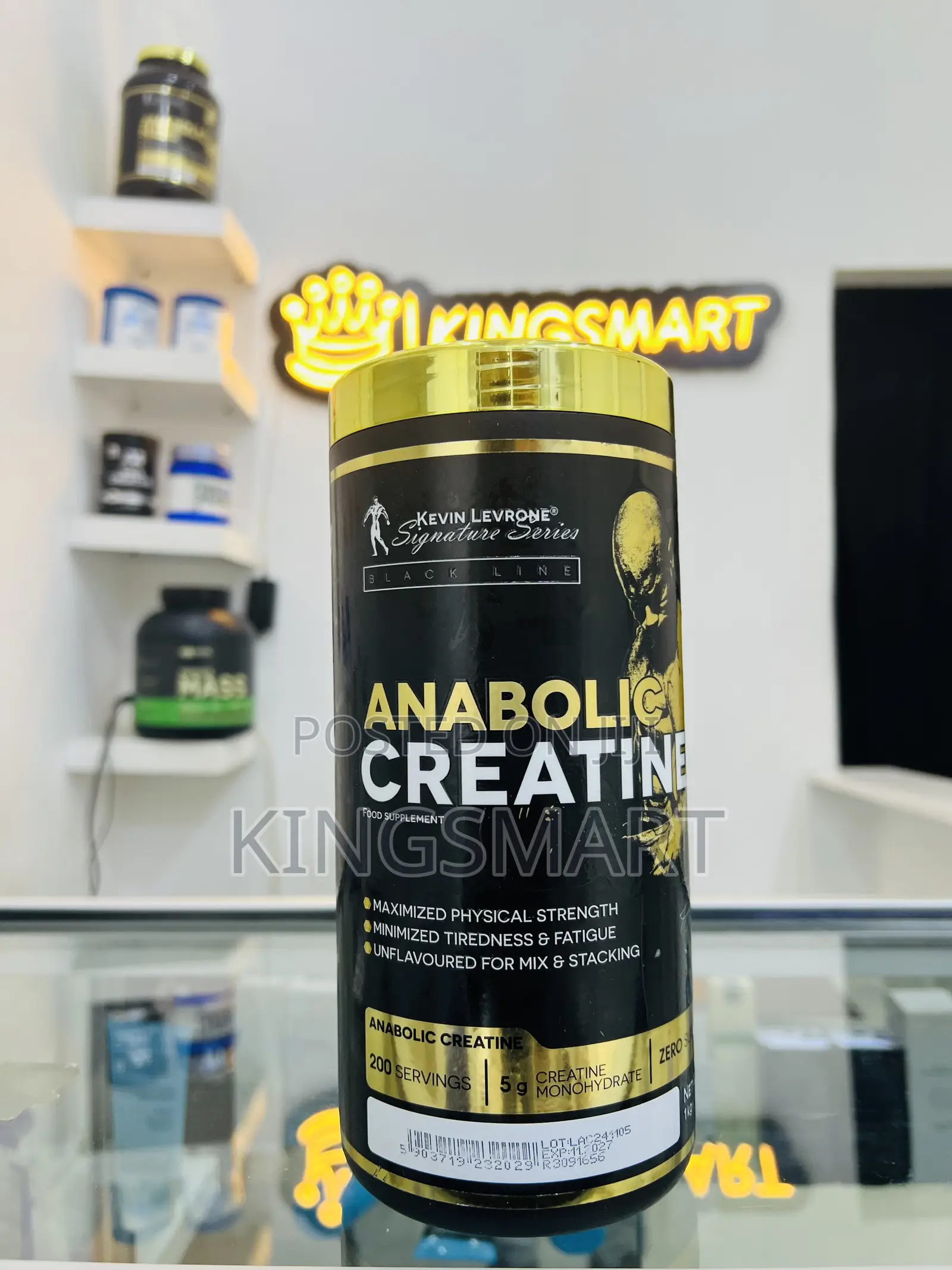 Kevin Leveron Anabolic Creatine Monohydrate 1kg