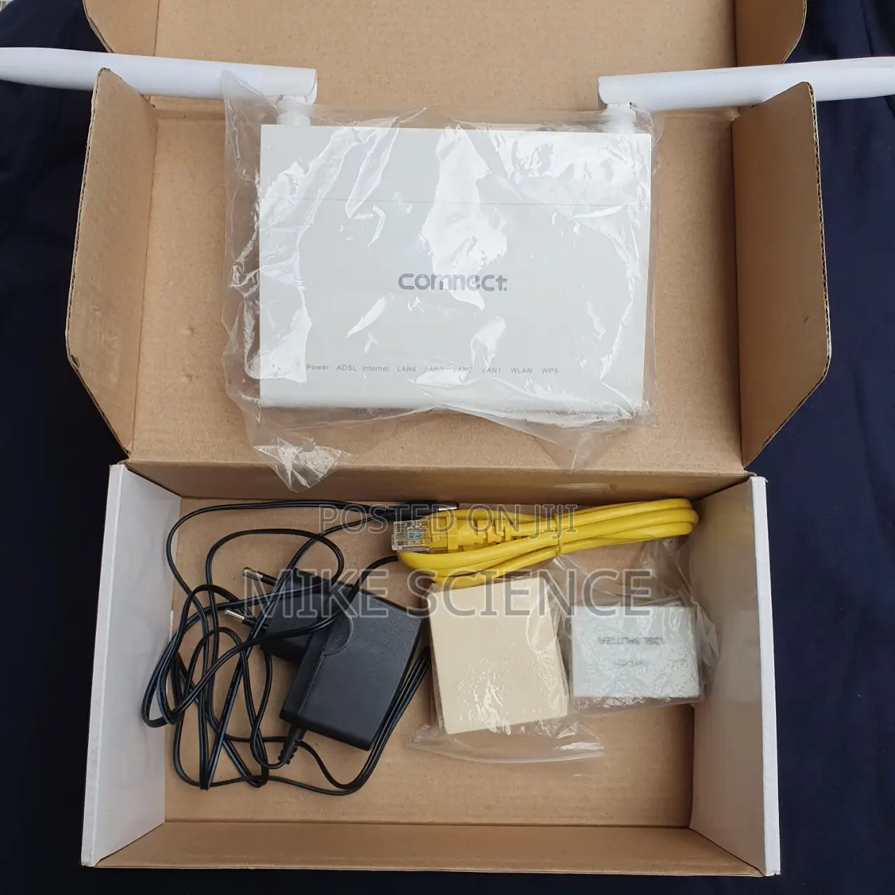 Comnect Ds124ws Adsl + Wi-Fi Modem Router Slim Design